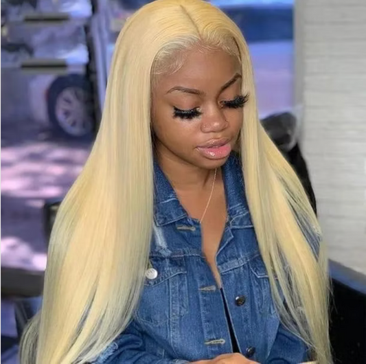 Wig lace frontal Raw Hair color 613