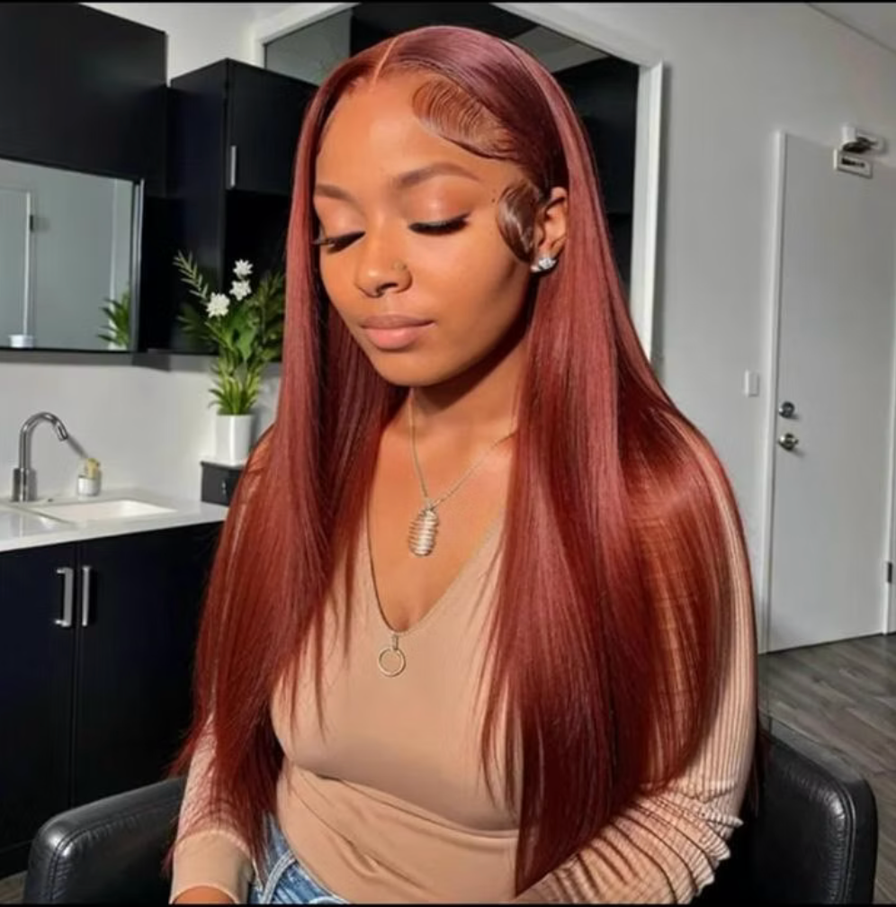 Wig lace frontal frontal Raw Hair color 33