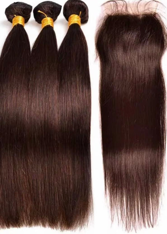 Tissage brésilien grade 15 quatre pièces Color 4