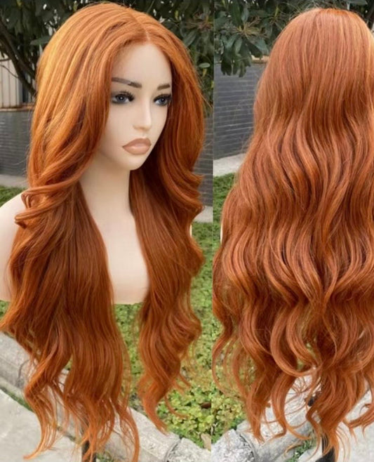 Perruque semi naturel long Color 350